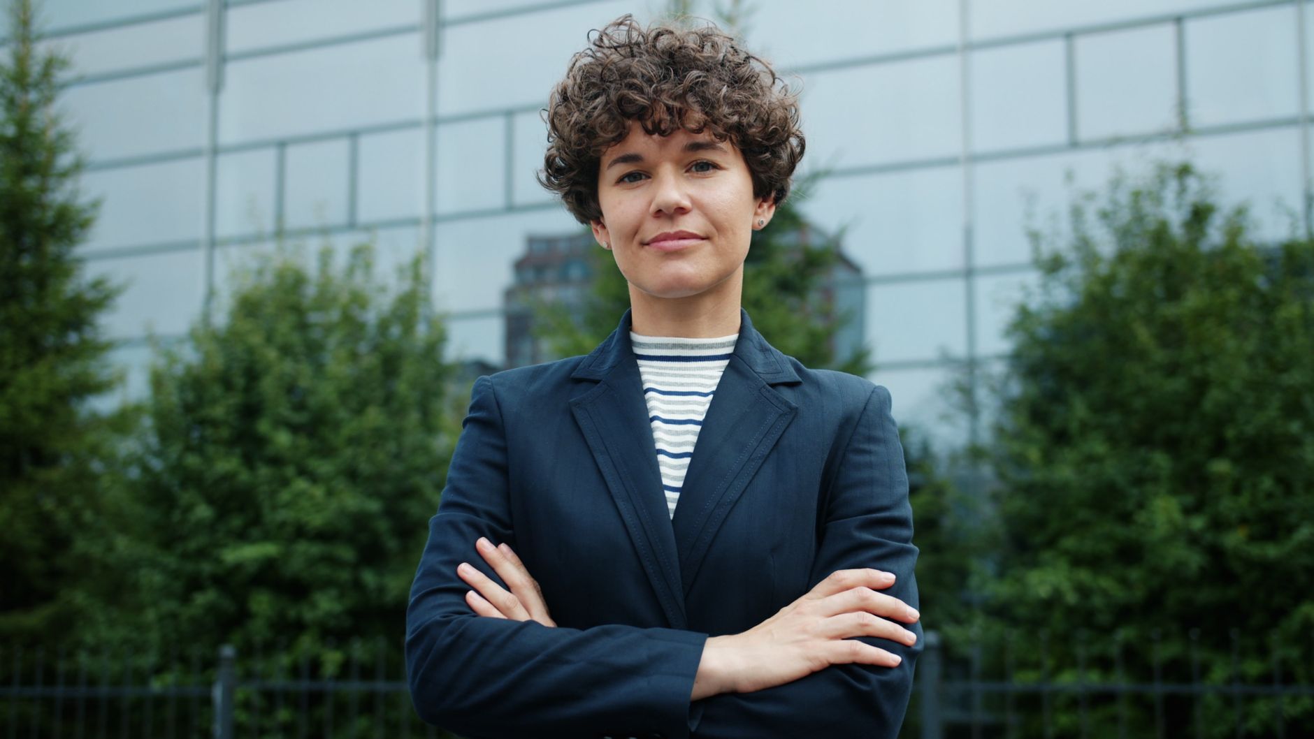 Confident California professional